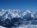 Mount Blanc from les Contamines