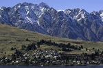 View across Lake Wakatipu, New Zealand
