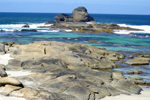 Rocks and the ocean near Margaret River