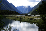 First view of Milford Sound from Telegraph Point