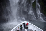 The Milford Monarch and John under Stirling Falls